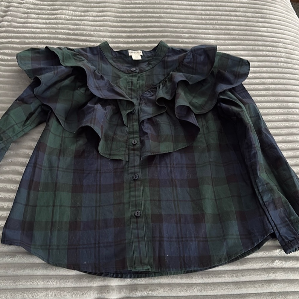 Girls Crewcuts size 10 blouse